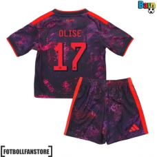 Bayern Munich Michael Olise #17 Barnkläder Tredje matchtröja till baby 2026-27 Kortärmad (+ Korta byxor) Billigt